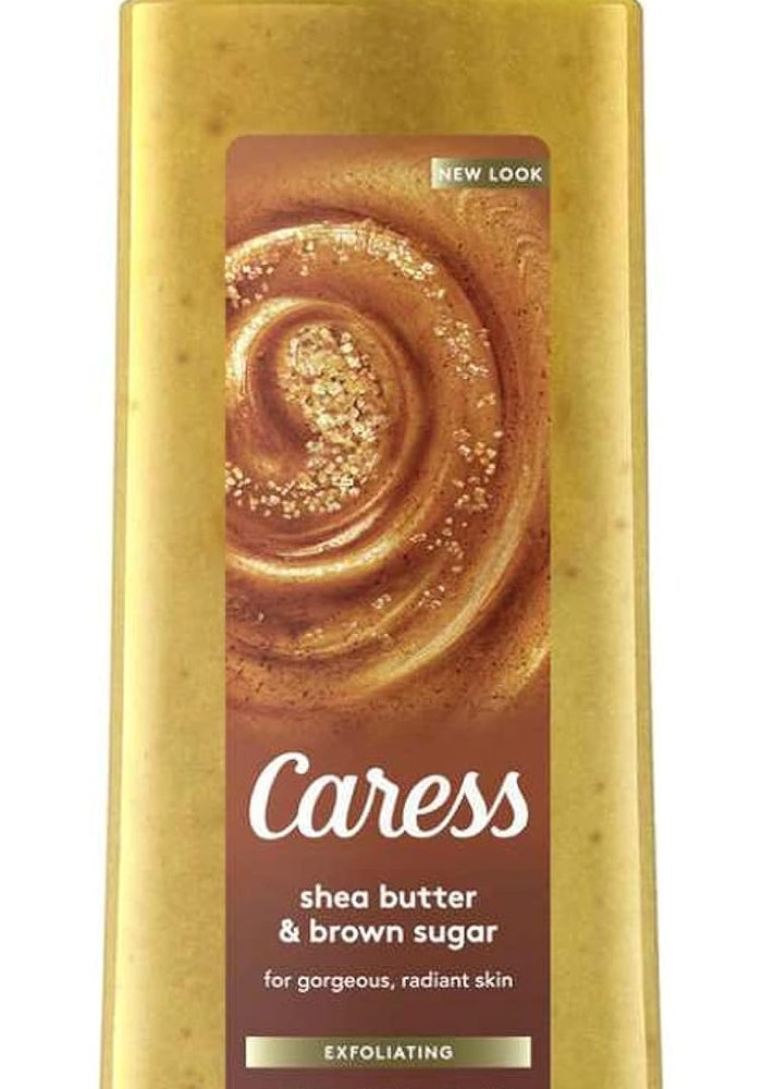 Caress Evenly Gorgeous Exfoliating Body Wash with Shea Butter & Brown Sugar - 18 oz (Pack of 2) - Image 2